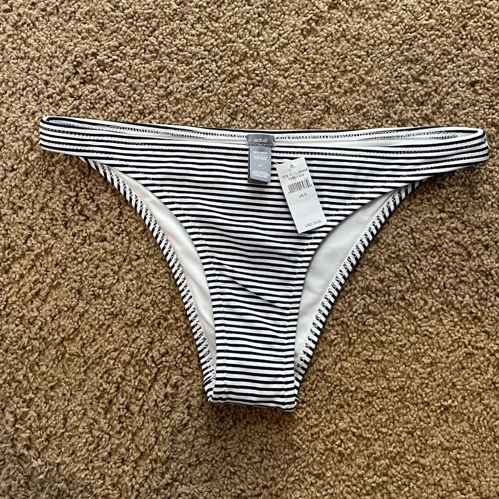Aerie Striped Bikini Bottoms NWT !!
